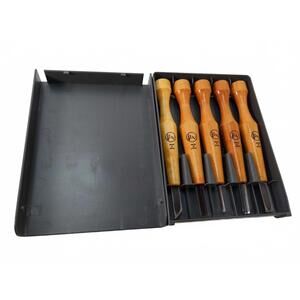 Lee Valley Japan Small Chisel 6-Piece Set Chokokuto Wood Carving Tools Woodwork